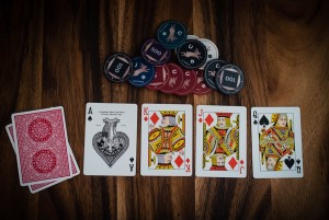 spelkort poker och marker