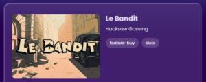 Le Bandit slot