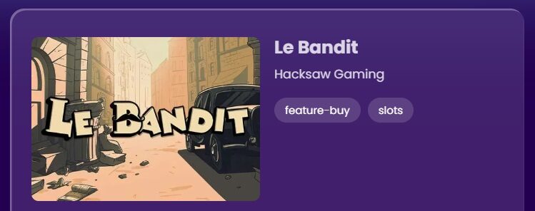 Le Bandit slot